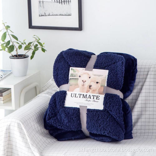 heavy 2.3 kgs big winter soft flannel 200*230cm large sherpa blanket